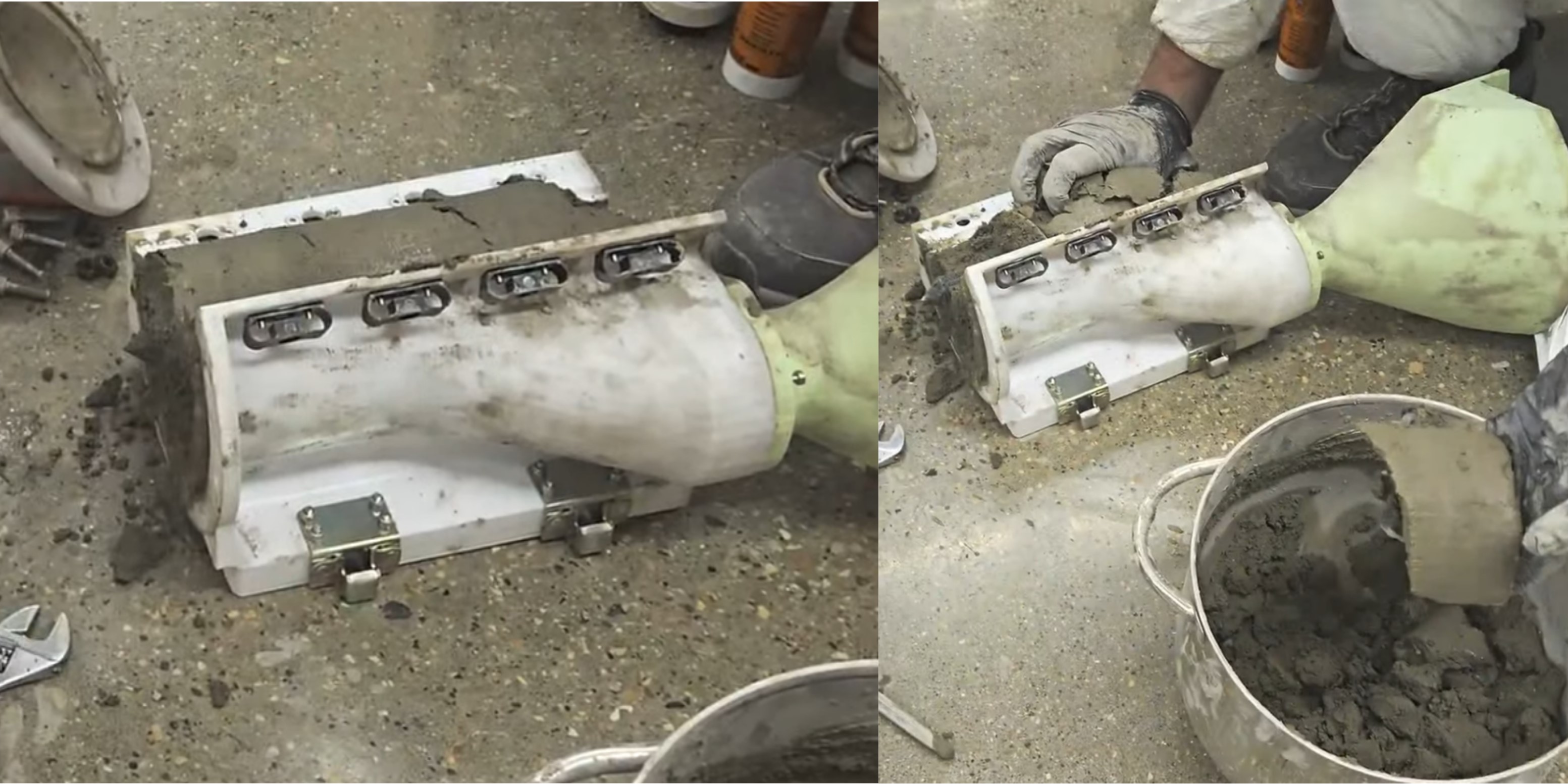 Removing hardened mateerial from printhead interior 